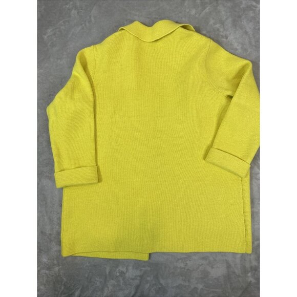 Women’s Talbots Cardigan Sweater Yellow Wool Blend Plus Size X - Picture 7 of 11